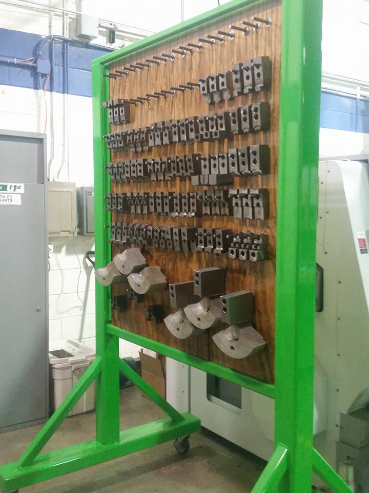 Vertical Lathe Jaw Rack