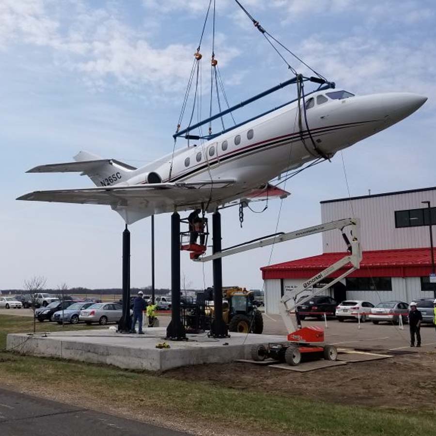 Aircraft static display