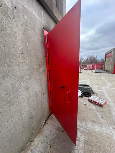 Paint-Door-Fire-Training-Tower